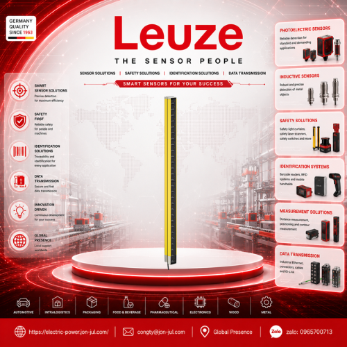 _72000315 ELC100T30-1500 Safety light curtain transmitter LEUZE Vietnam