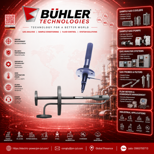 APO Sample Gas Probe Bühler Technologies VietNam
