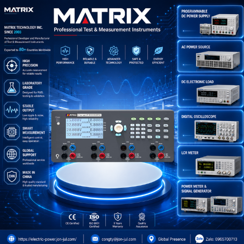 MFP-3003 Series 4 Channel Programmable DC Power Supply MATRIX VIETNAM
